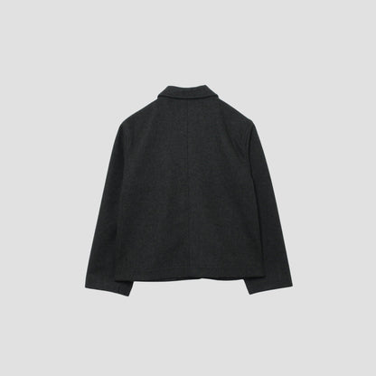 COARSE WOOL MELTON BLOUSON