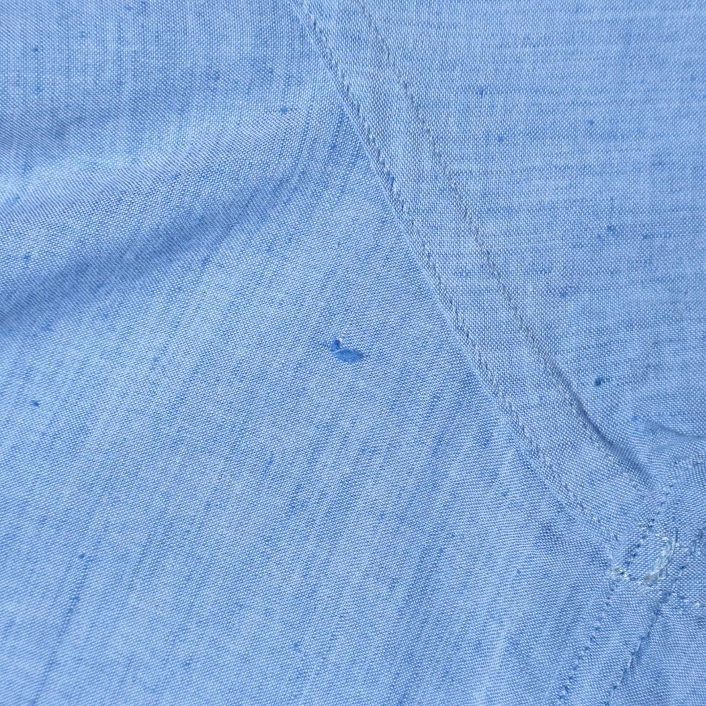 COTTON LINEN CHAMBRAY SHIRT