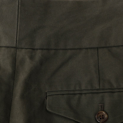 BRUSHED COTTON LINEN TROUSERS