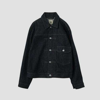 ORGANIC COTTON DENIM BLOUSON