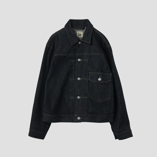 ORGANIC COTTON DENIM BLOUSON