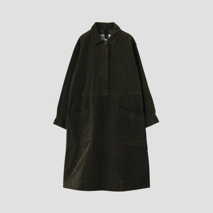 DRY COTTON NEEDLECORD DRESS