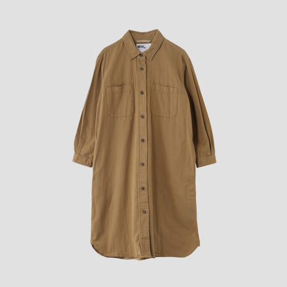 LIGHT COTTON TWILL DRESS