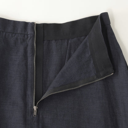 HIGH TWIST COTTON LINEN SKIRT