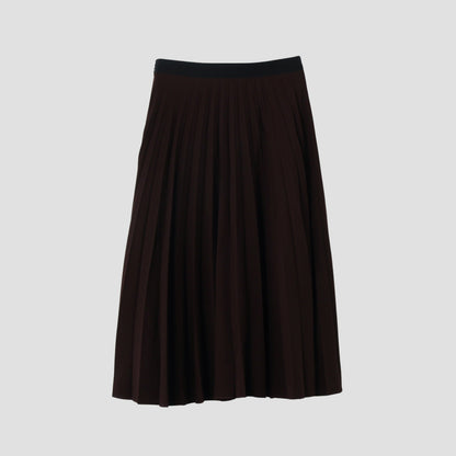 FINE WOOL GABARDINE SKIRT
