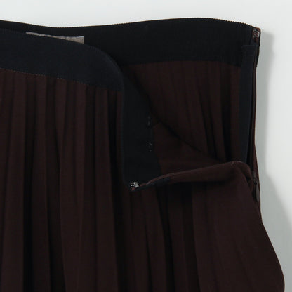 FINE WOOL GABARDINE SKIRT