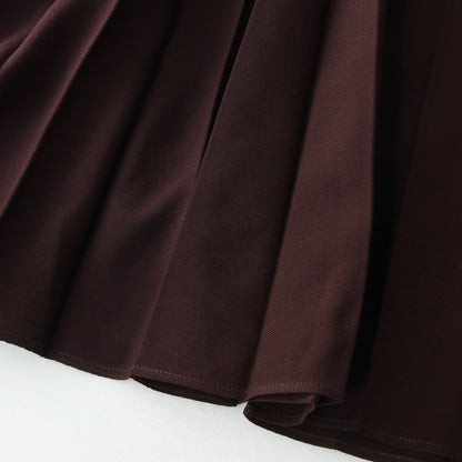 FINE WOOL GABARDINE SKIRT
