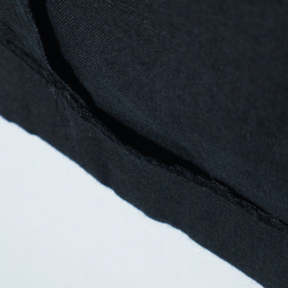 BLACK DENIM TROUSERS