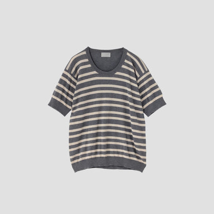 STRIPE T-SHIRT KNIT