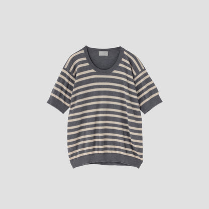 STRIPE T-SHIRT KNIT