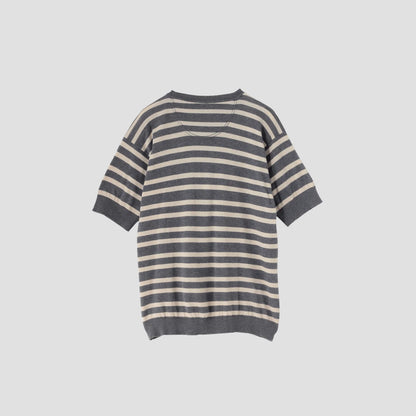 STRIPE T-SHIRT KNIT