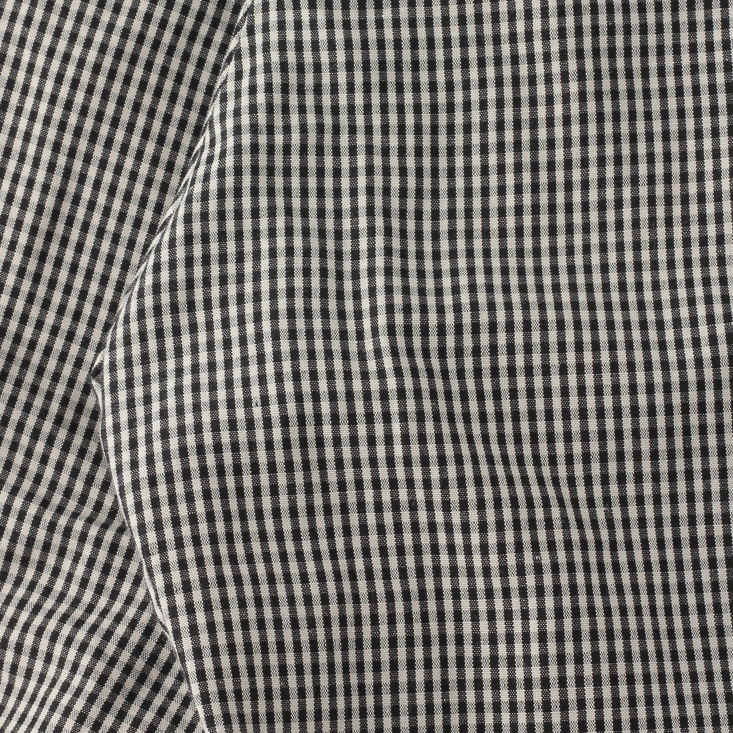 COTTON LINEN GINGHAM TROUSERS