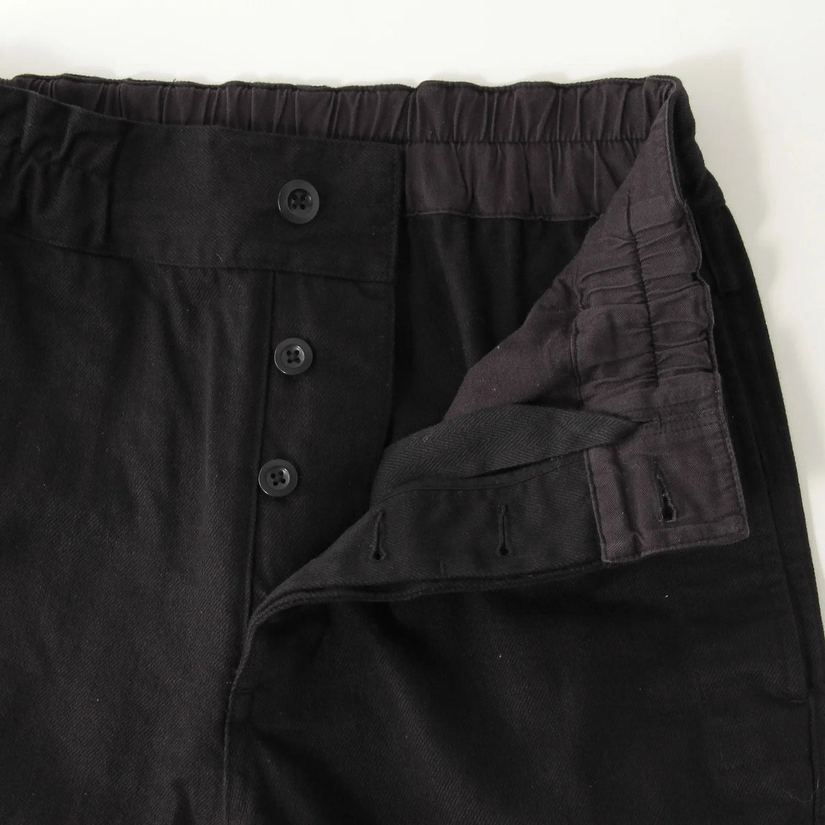 WORN COTTON DRILL TROUSERS