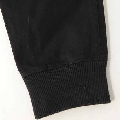 WORN COTTON DRILL TROUSERS