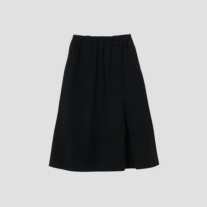 WORN LINEN COTTON DRILL SKIRT