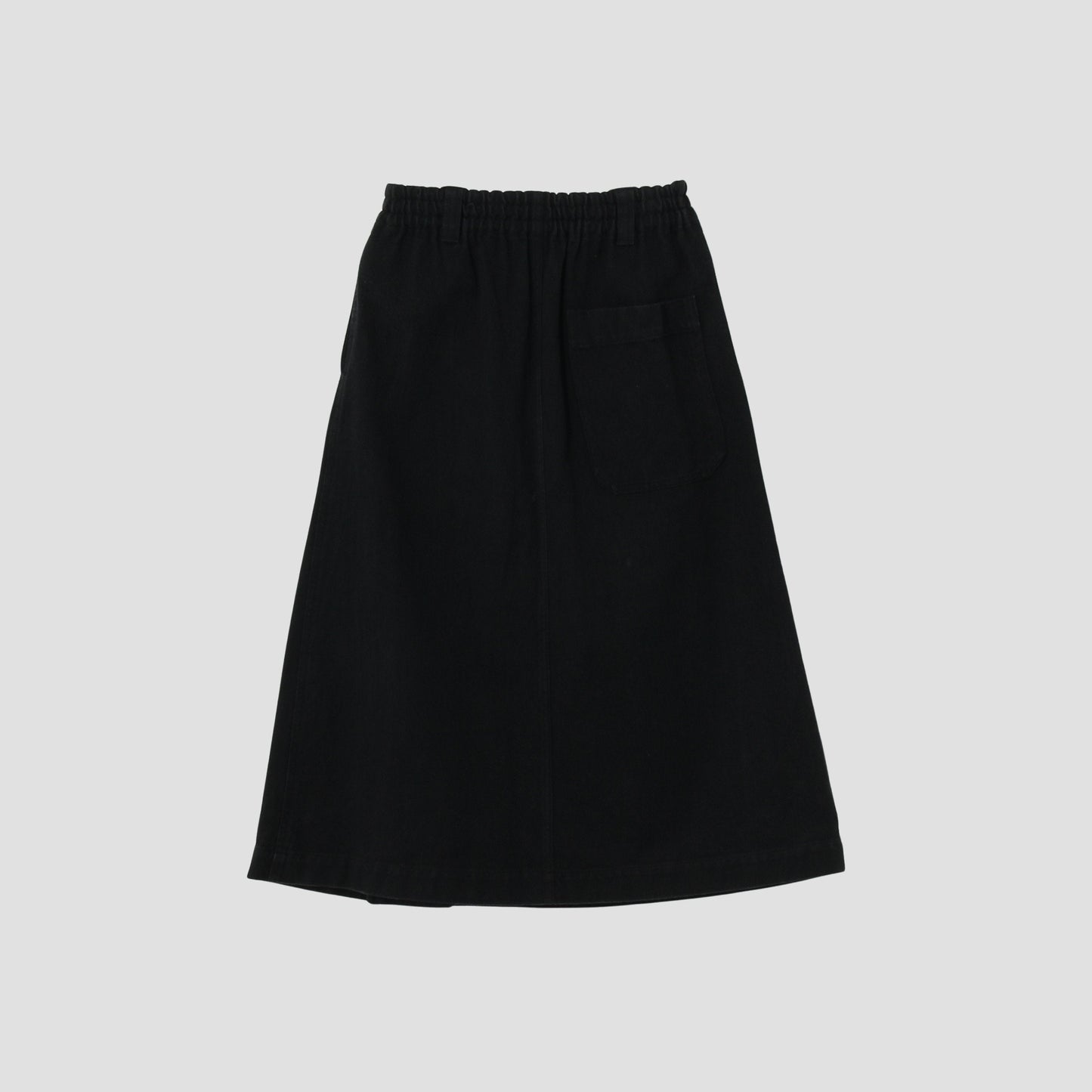 WORN LINEN COTTON DRILL SKIRT