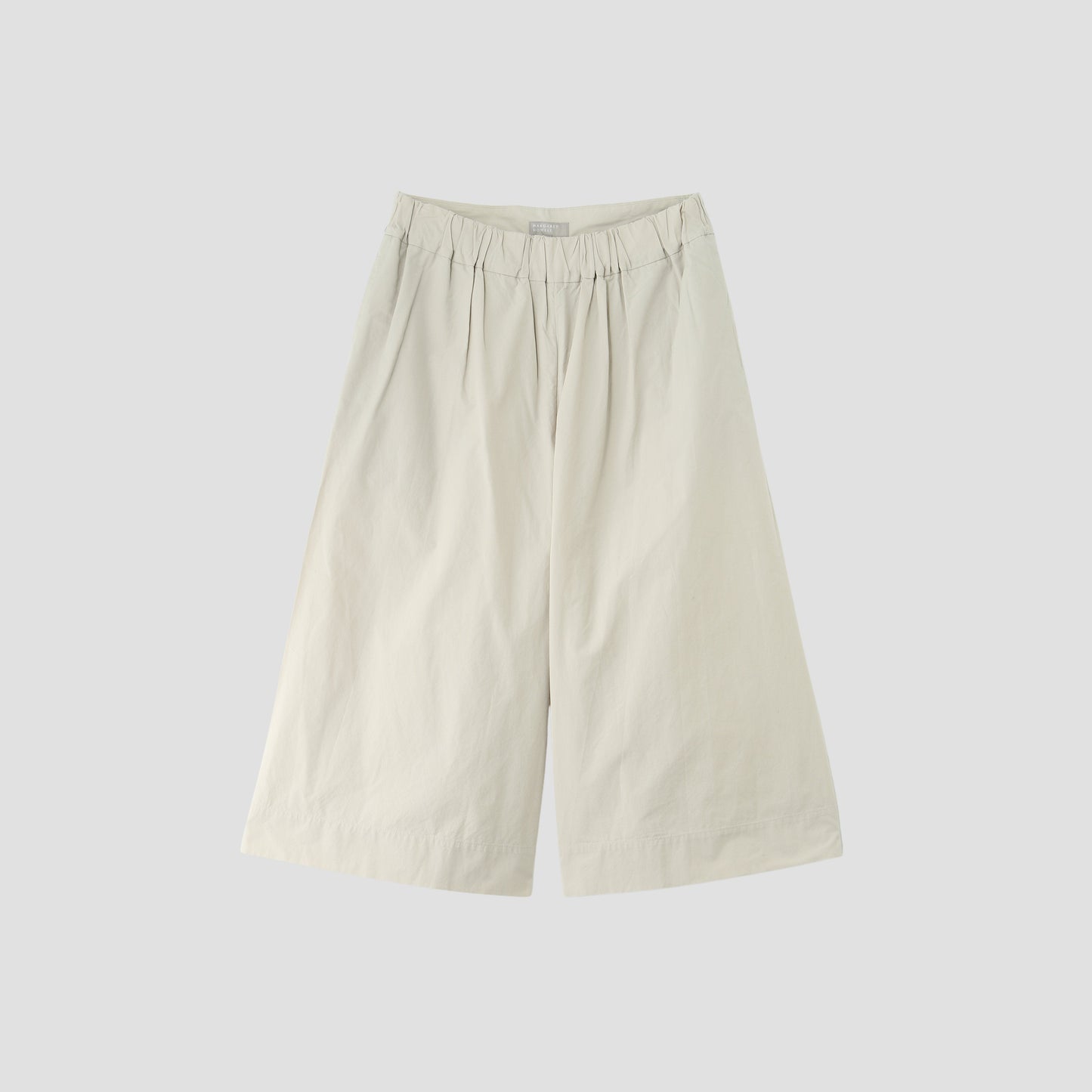 WASHED COTTON POPLIN TROUSERS