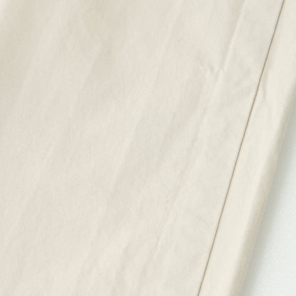WASHED COTTON POPLIN TROUSERS