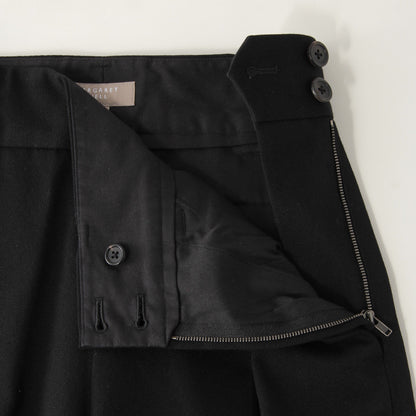 WOOL COTTON SERGE TROUSERS