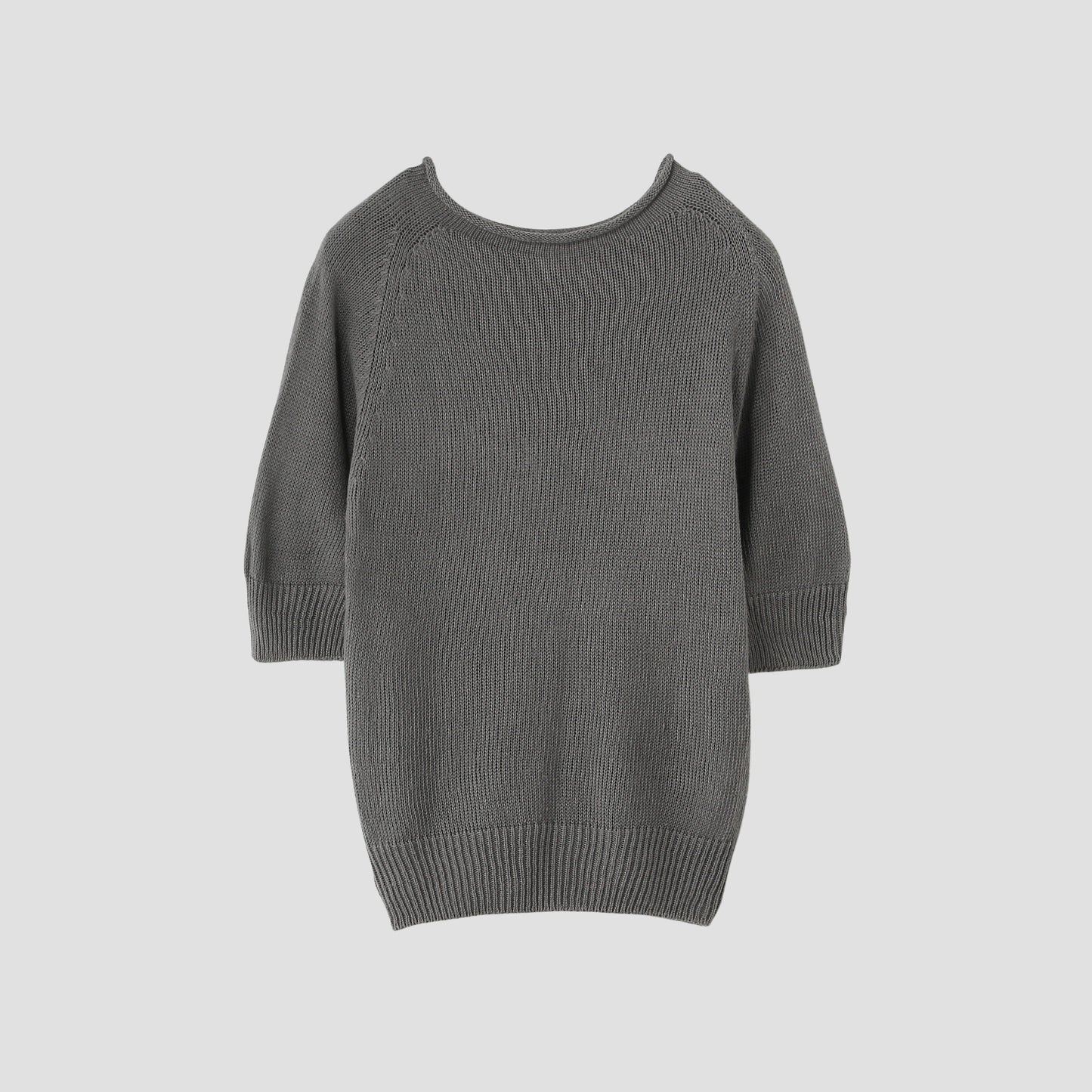 CAST OFF ROLL NECK KNIT