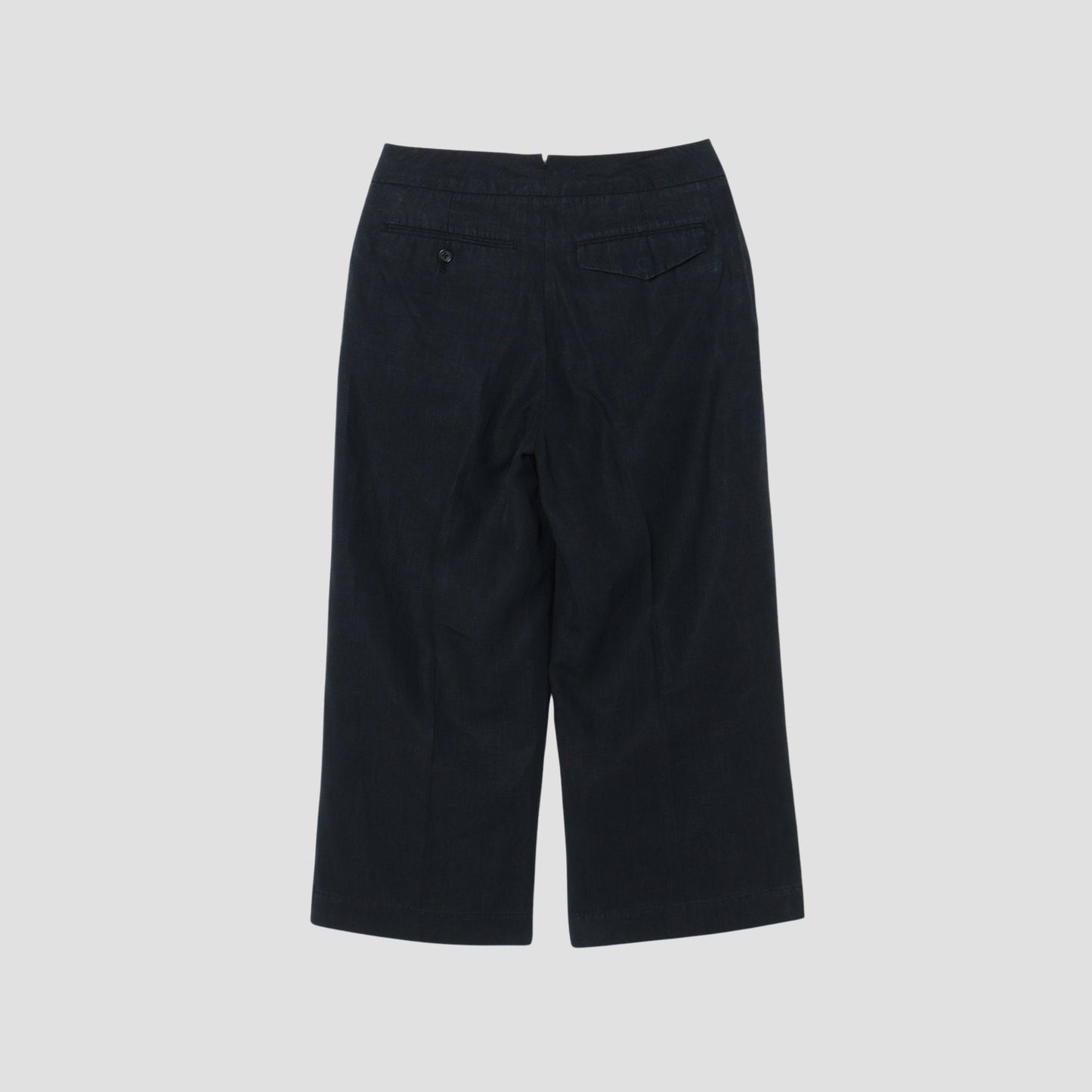 HIGH DENSE LINEN TROUSERS