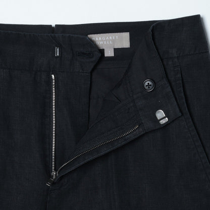 HIGH DENSE LINEN TROUSERS