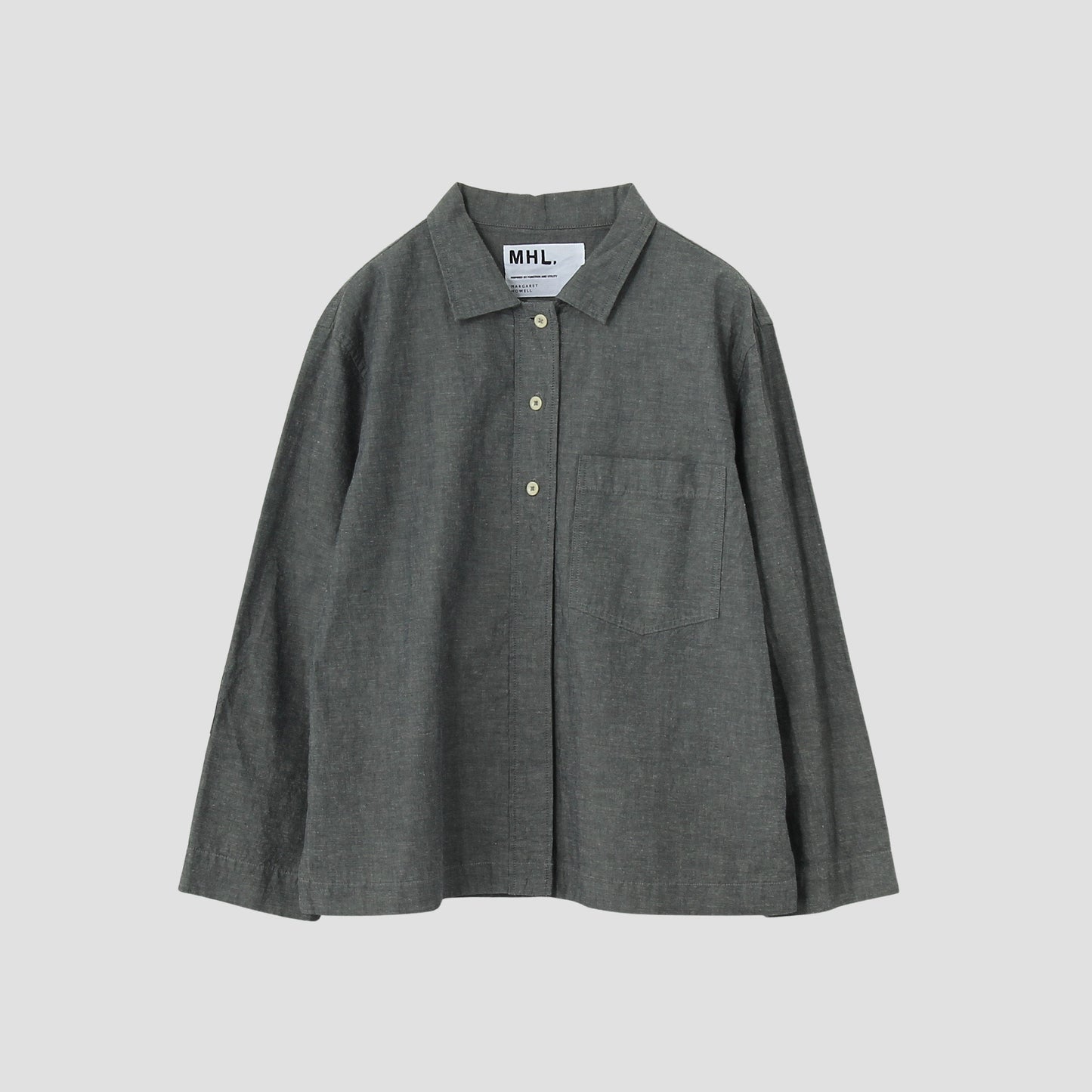 YARN DYE COTTON LINEN SHIRT