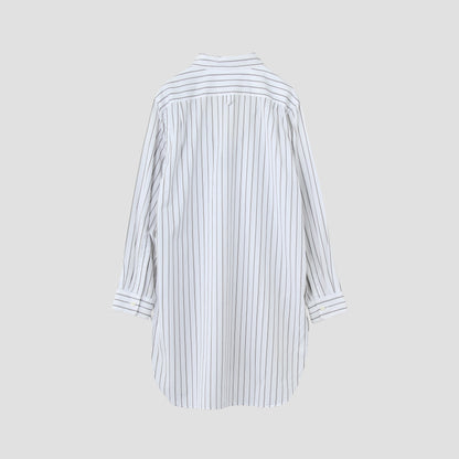 TRIPLE STRIPE COTTON POPLIN SHIRT