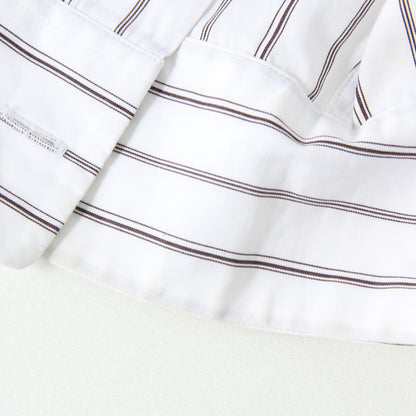 TRIPLE STRIPE COTTON POPLIN SHIRT