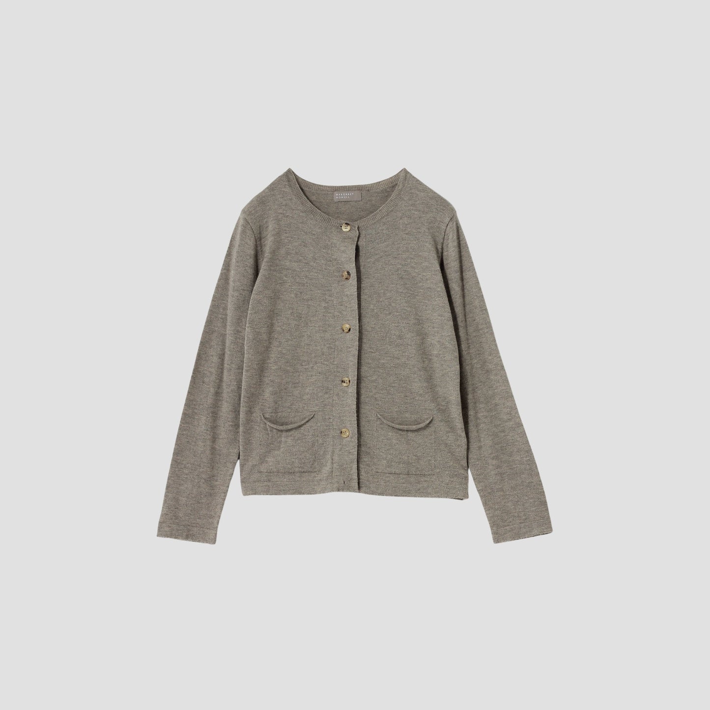 WOOL COTTON CARDIGAN KNIT