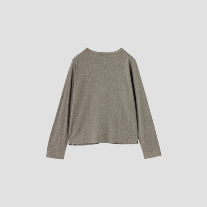 WOOL COTTON CARDIGAN KNIT