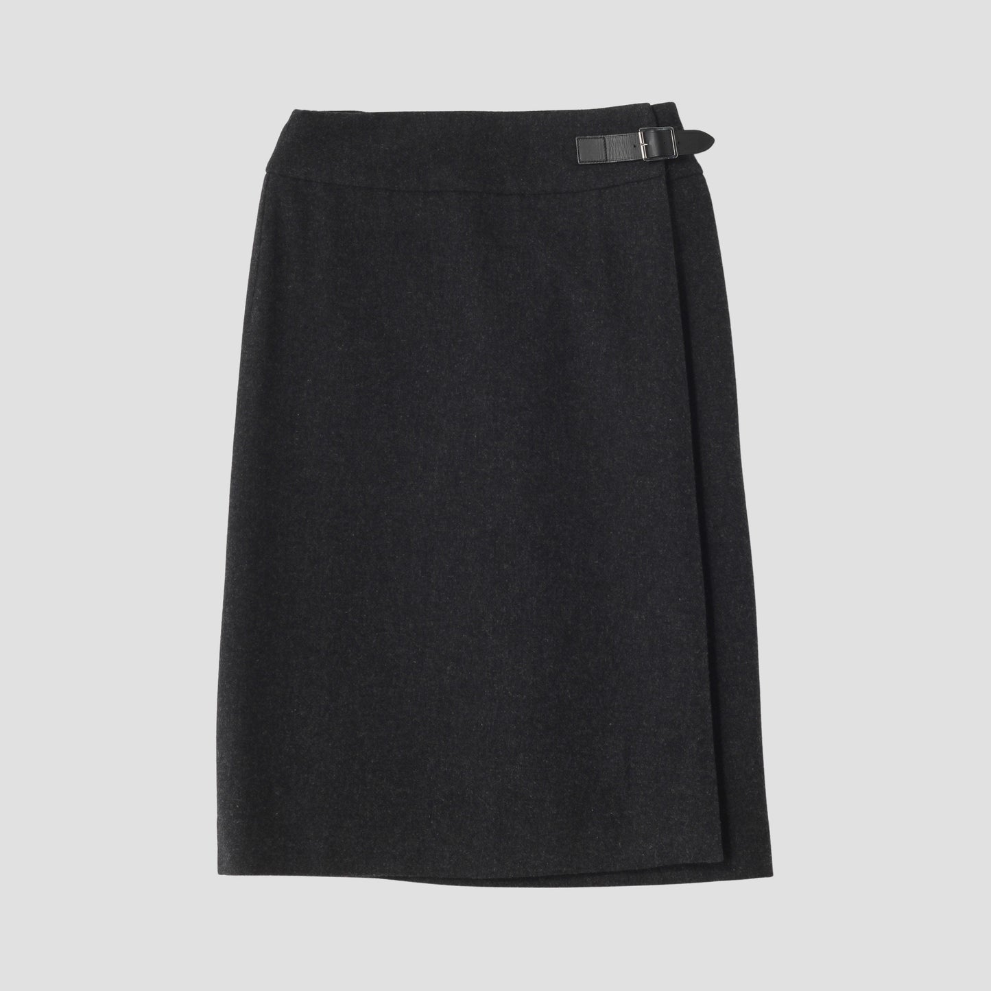 WOOLEN TWILL SKIRT