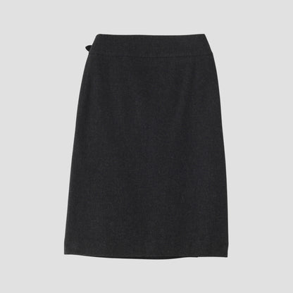 WOOLEN TWILL SKIRT