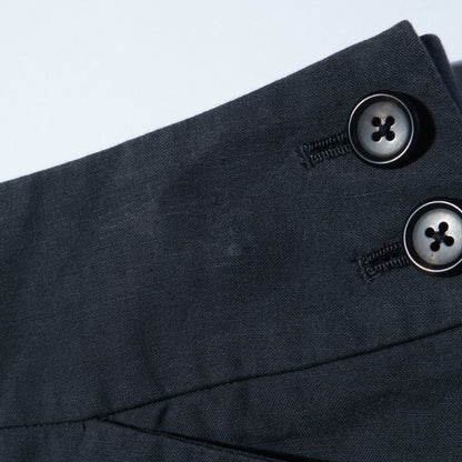 COTTON LINEN OXFORD SKIRT