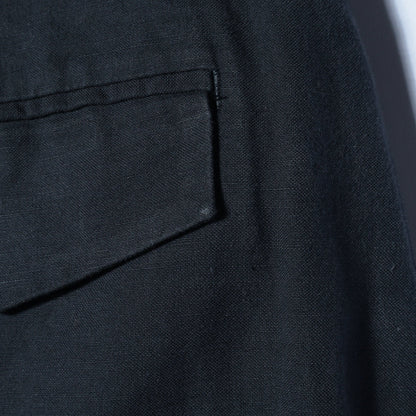 COTTON LINEN OXFORD SKIRT