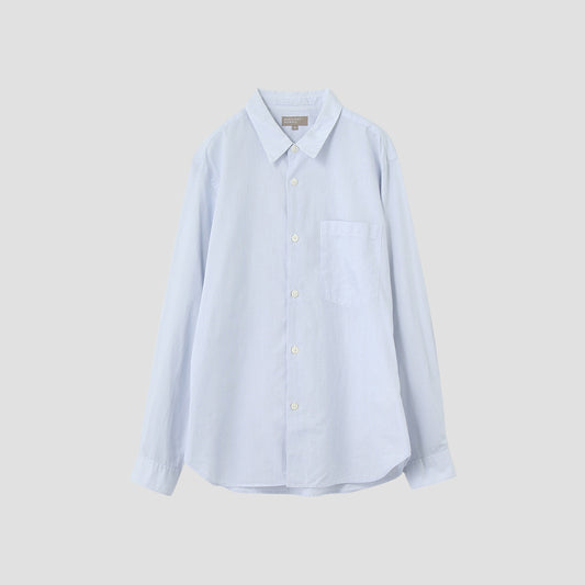 FINE STRIPE COTTON TWILL SHIRT