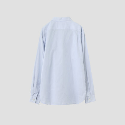 FINE STRIPE COTTON TWILL SHIRT