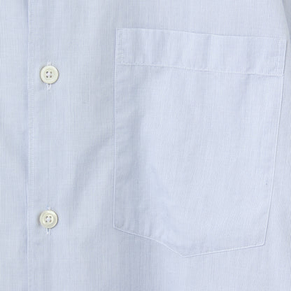 FINE STRIPE COTTON TWILL SHIRT