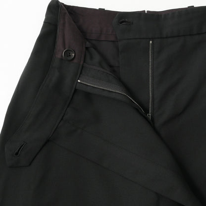 FINE WOOL POPLIN TROUSERS