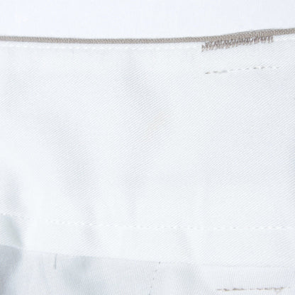 COTTON LINEN OXFORD TROUSERS