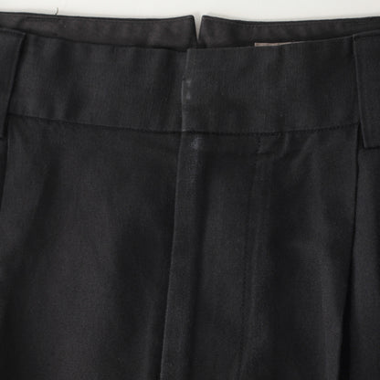 COTTON LINEN OXFORD TROUSERS