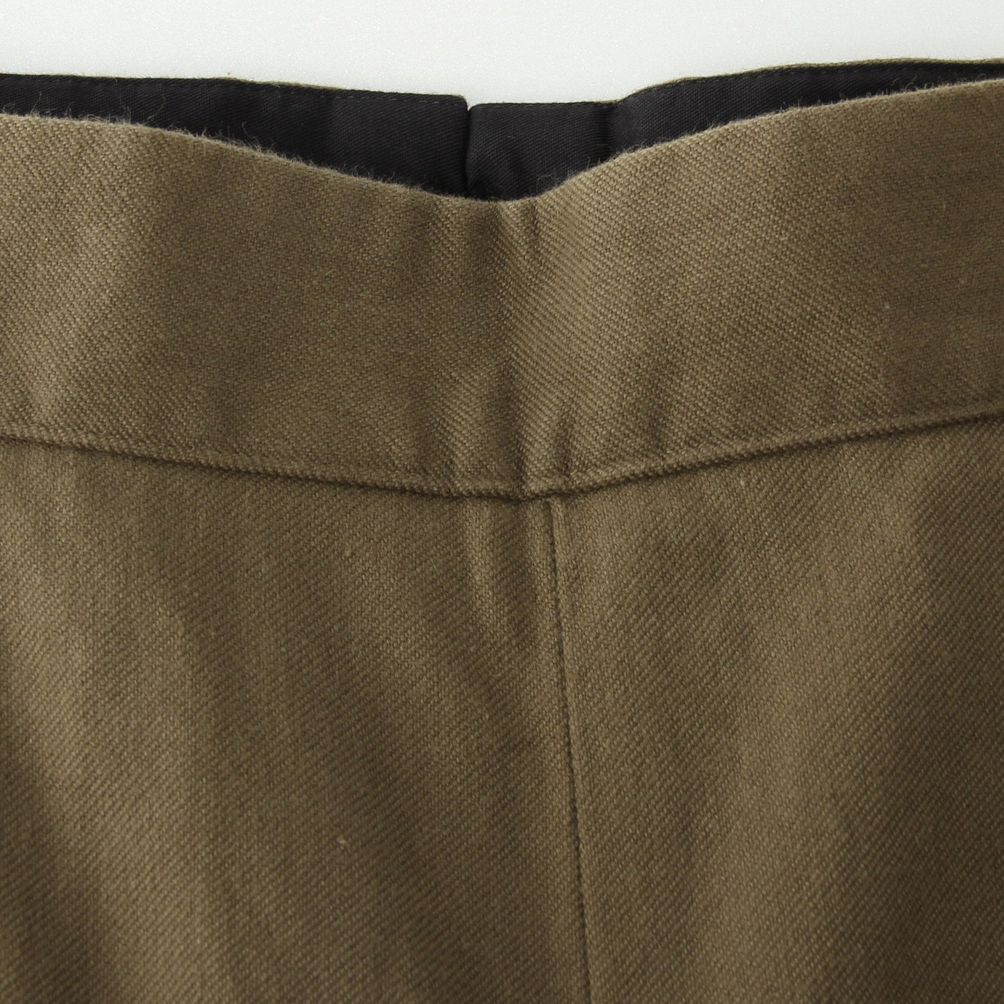 WASHED COTTON TWILL TROUSERS