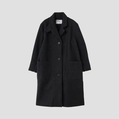 HEAVY WOOL MELTON COAT
