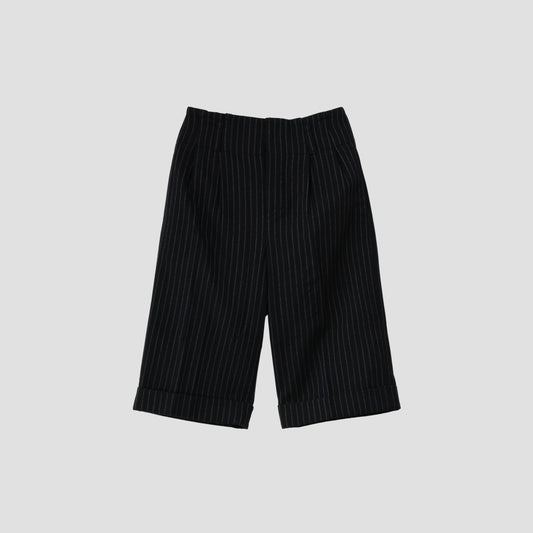 BROKEN STRIPE WOOL TROUSERS