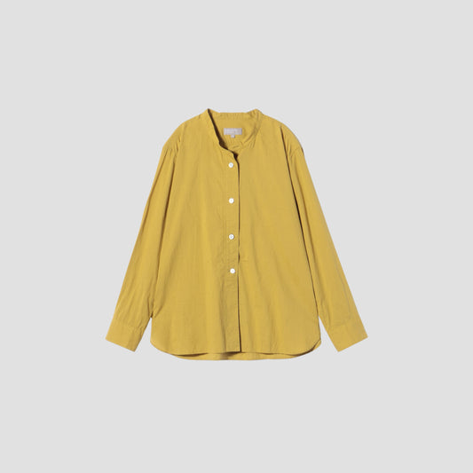 PIECE DYED WASHED COTTON SHIRT