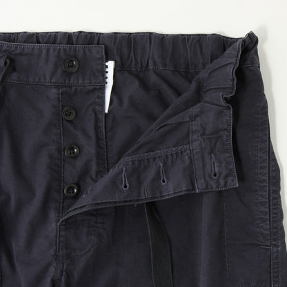 SUPERFINE COTTON TWILL TROUSERS