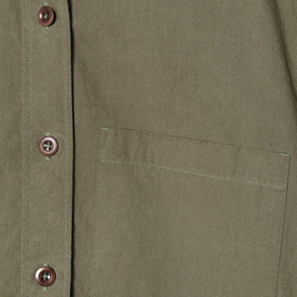 BRUSHED COTTON PLAINWEAVE SHIRT