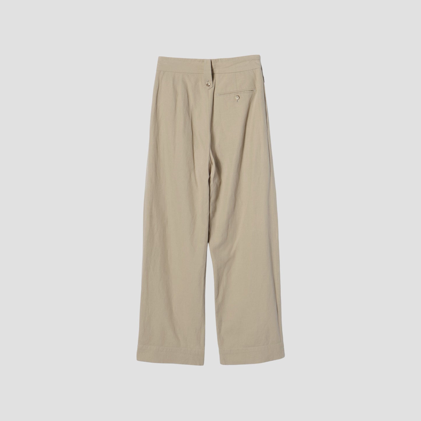 HIGH TWIST COTTON LINEN TROUSERS