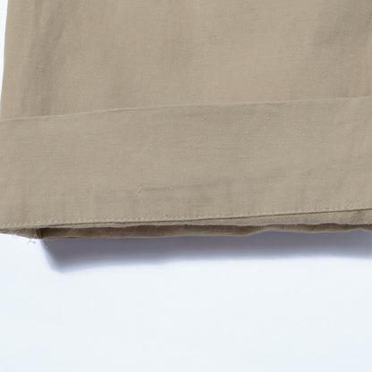 HIGH TWIST COTTON LINEN TROUSERS