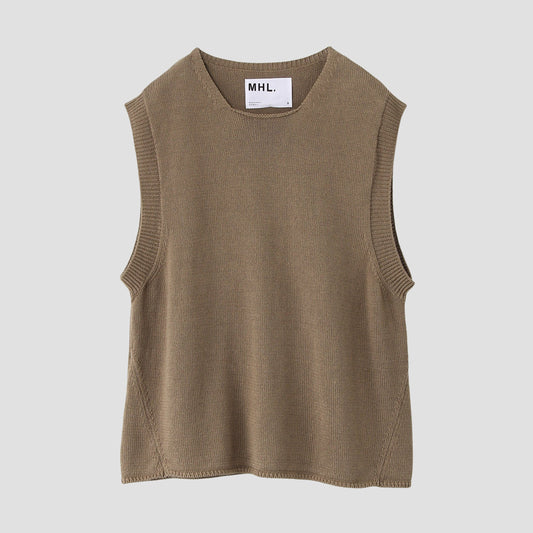 FADED COTTON LINEN KNIT